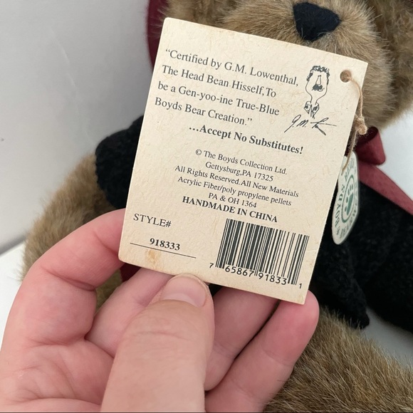 Boyd's Bears & Friends Madeline Willoughby Bear - Picture 13 of 15